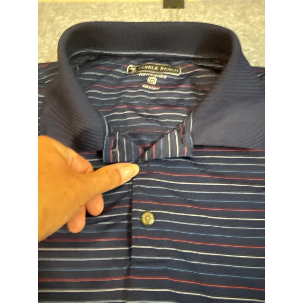 pebble beach performance polo Men's XXL